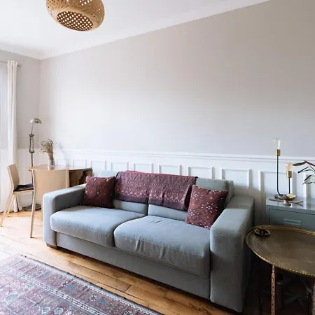 Charming 1bd W Intimate Patio Jaures ! Lejlighed *
