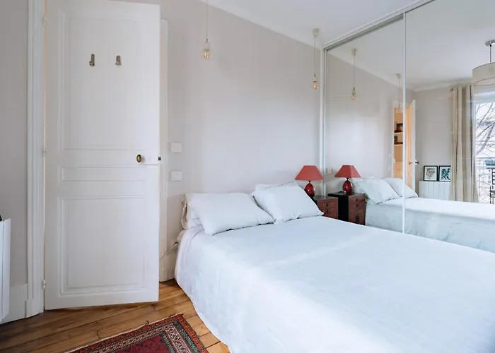Charming 1bd W Intimate Patio Jaures ! * Paris